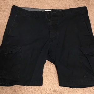 LOGG Blue cargo shorts; size 36 H&M Brand